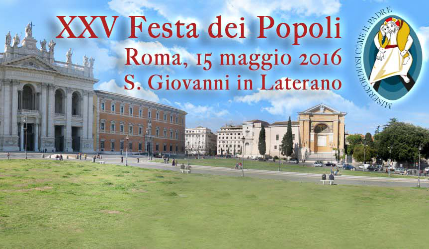 Il 15 maggio a Roma la Festa dei Popoli 2016